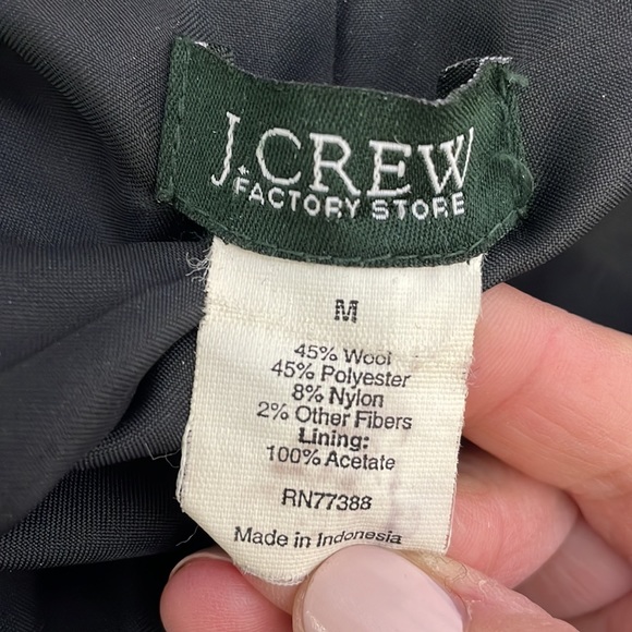 J Crew Toggle Button Hooded Coat -  Gray - Size medium - Picture 8 of 9